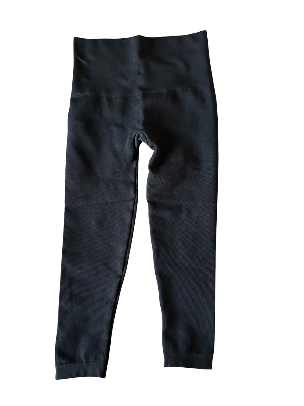 SPANX Look at Me Now Black Seamless Cropped Capri Leggings Small NWOT